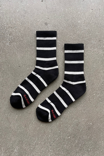 Striped Boyfriend Socks Sailor Stripe