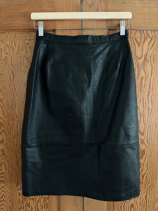 Black Leather skirt